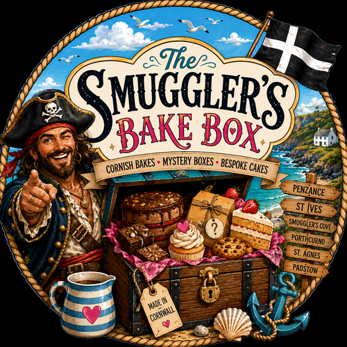 The Smuggler's Bake Box crest artwork featuring Captain Jaxx